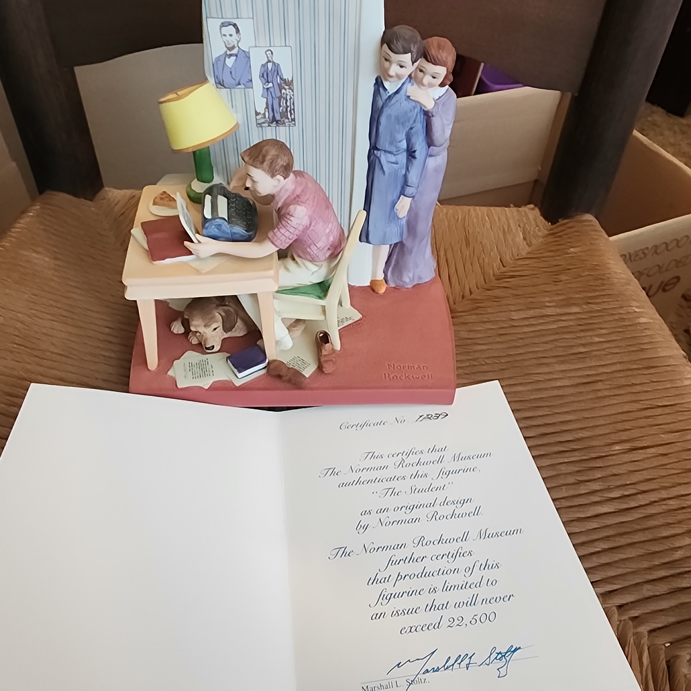 Norman Rockwell Museum Figurine - The Illustrator